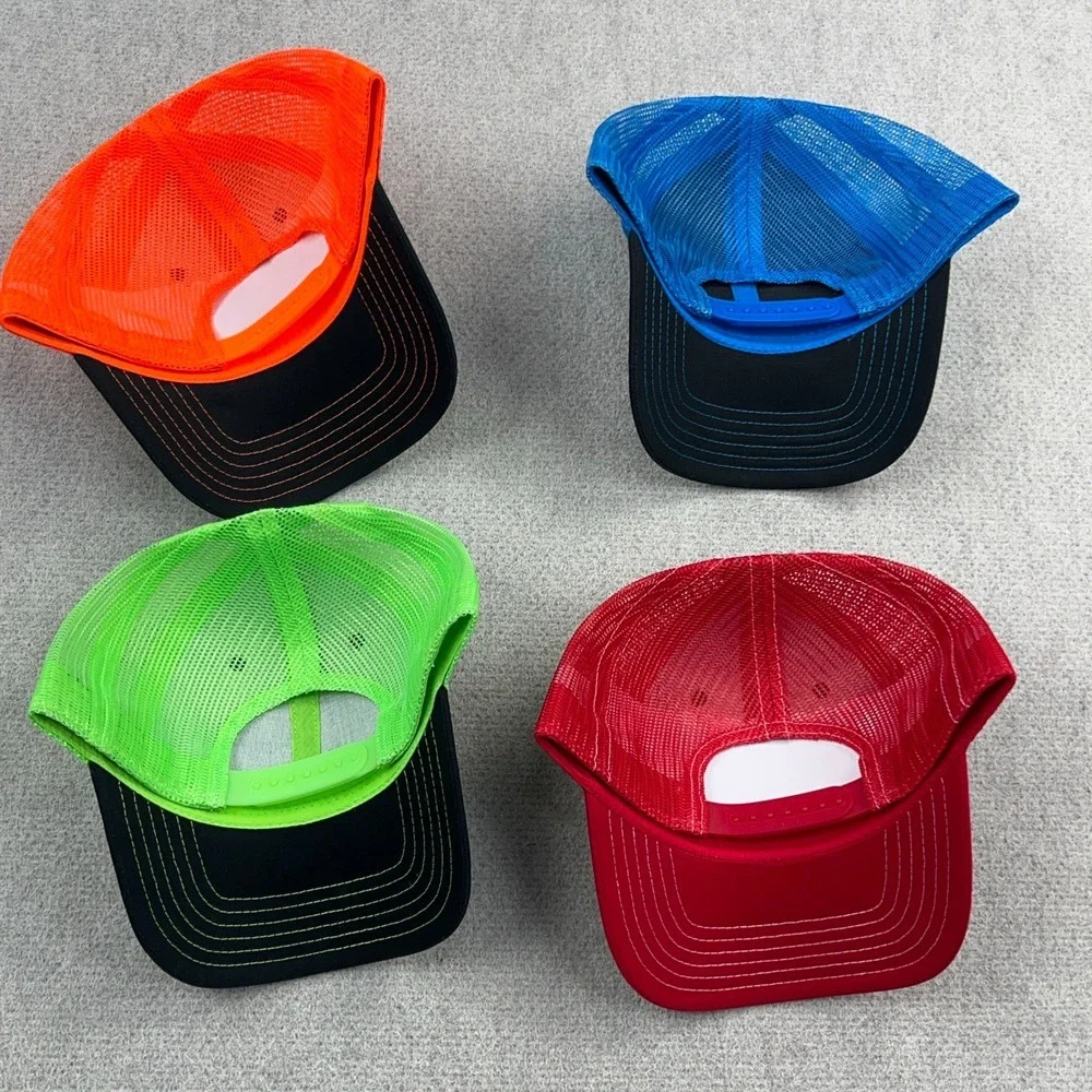 Otto Blank Trucker Hat Lot Cap Snapback Mesh Back Retro Deadstock Mixed Bundle 4
